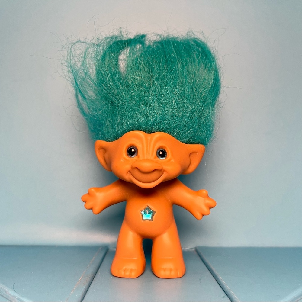 ⭐️ Ace Treasure Troll - Blue-Green Hair